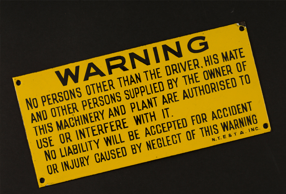 WARNING SIGN