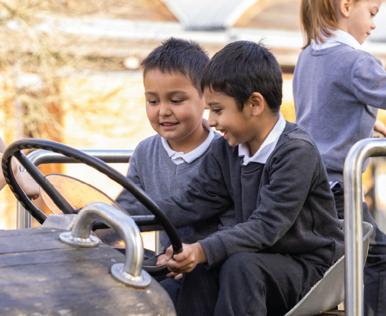 School kids at The MERL.